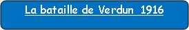 Rectangle � coins arrondis: La bataille de Verdun  1916